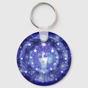 DevorahBlueCosmos Schlüsselanhänger