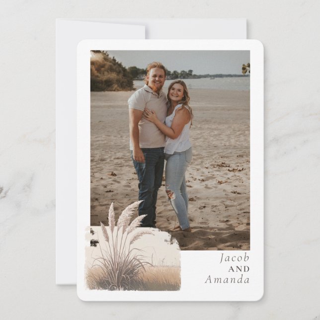 DEVOTION Save the Date - abgerundete Ecken Einladung (Vorderseite)