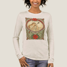 Devotion Vintage Art Nouveau Romance Tri-Blend Shirt