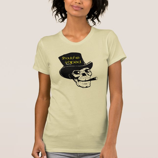 Devrait avoir le T-shirt de la femme le tabagisme (Devant)