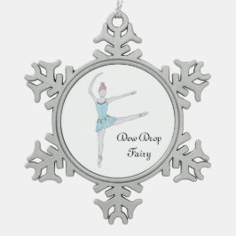 Dew Drop Fairy Keepake Nutcracker Schneeflocken Zinn-Ornament