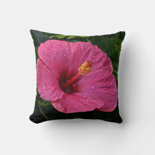 Dewdrop Hibiskus Pillow Kissen