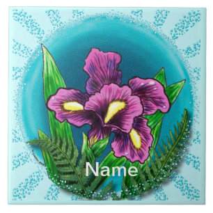 Dewdrop Iris Fliese