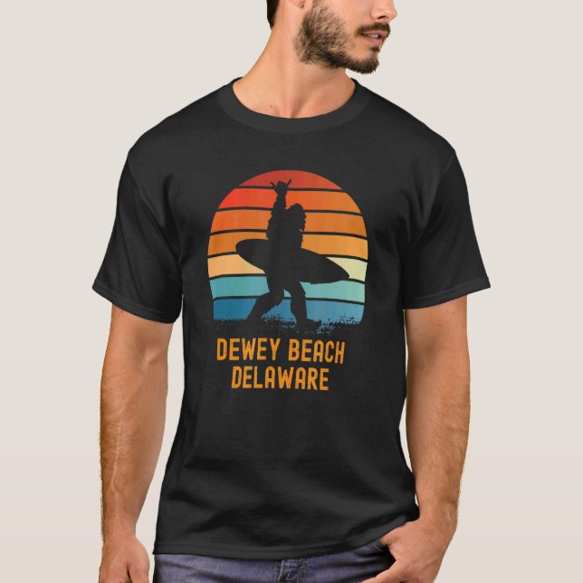 Dewey Beach Delaware Sasquatch Souvenir 1 T-Shirt (Vorderseite)