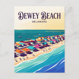 Dewey Beach USA Postkarte