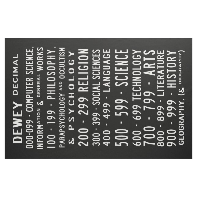 Dewey Decimal Busroll - Fat Quarter Stoff (Fat Quarter (45,7 x 55,9 cm))