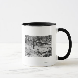 Dewey-Goldmine auf Donner-Berg, Idaho Tasse