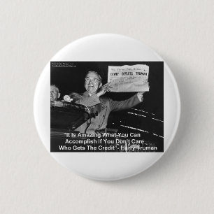 Dewey Schlägt Truman Lustige Geschenke T-Shirts Bu Button
