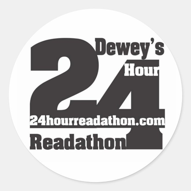 Dewey's Readathon Stickers (Vorderseite)