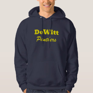 DeWitt High School Bedruckter Kapuzenpullover Hoodie
