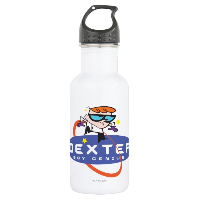 Dexter "Boy Genius" Edelstahlflasche (Vorderseite)