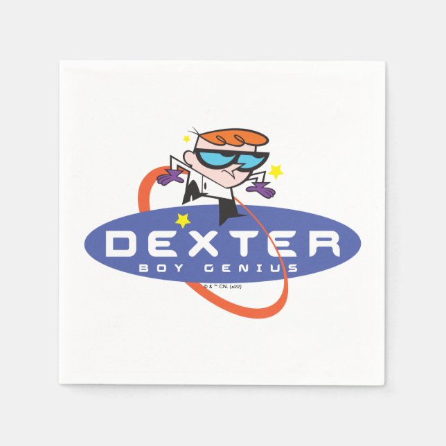 Dexter "Boy Genius" Serviette (Vorderseite)
