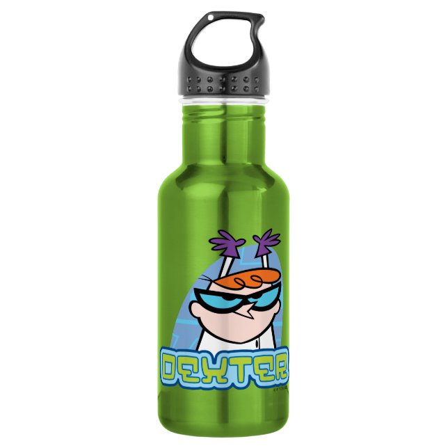 Dexter Character Name Graphic Edelstahlflasche (Vorderseite)