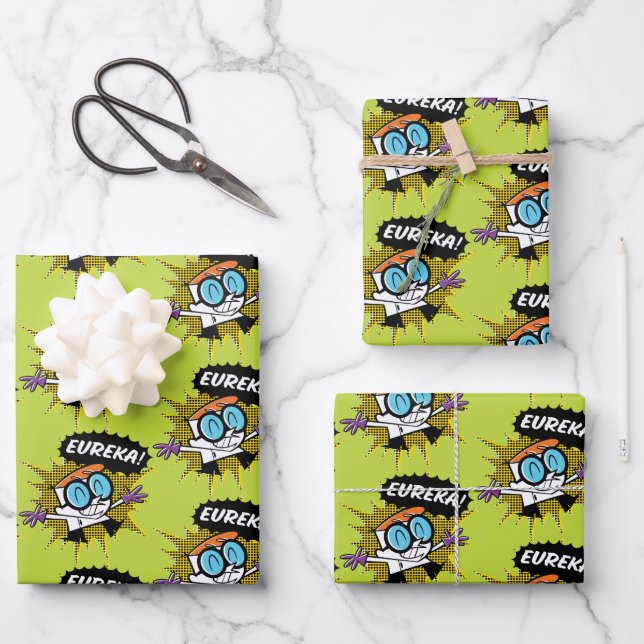 Dexter "Eureka!" Halftone Callot Graphic Geschenkpapier Set (Vorderseite)