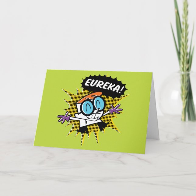 Dexter "Eureka!" Halftone Callout Graphic Karte (Vorderseite)