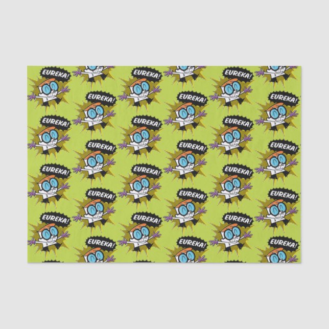 Dexter "Eureka!" Halftone Callout Graphic Seidenpapier (Vorderseite)