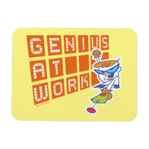 Dexter "Genius at work" Magnet