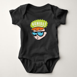 Dexter "Genius" Callout Graphic Baby Strampler