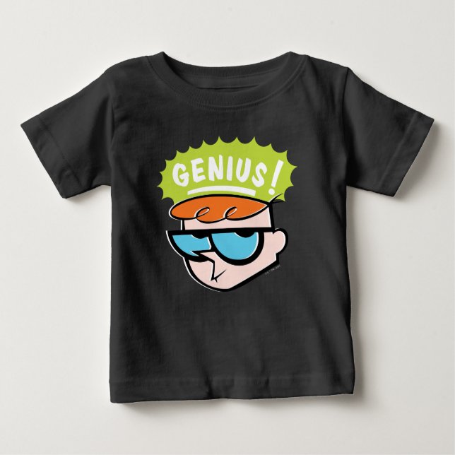 Dexter "Genius" Callout Graphic Baby T-shirt (Vorderseite)