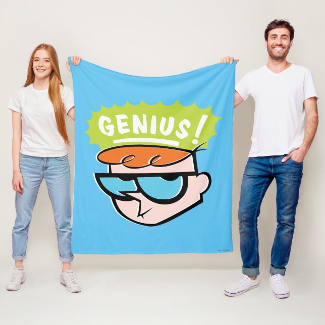Dexter "Genius" Callout Graphic Fleecedecke (Beispiel)