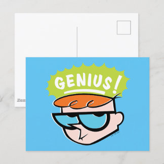 Dexter "Genius" Callout Graphic Postkarte