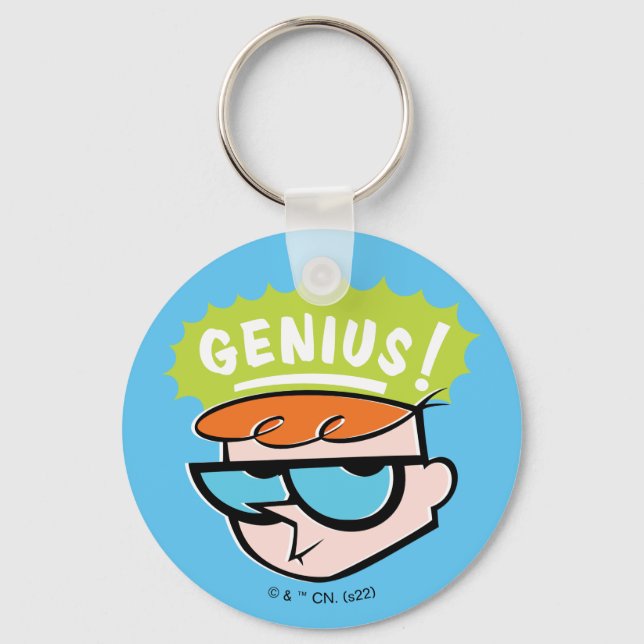 Dexter "Genius" Callout Graphic Schlüsselanhänger (Vorderseite)