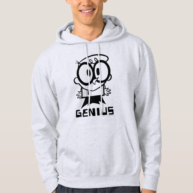 Dexter "Genius" Kontur Graphic Hoodie (Vorderseite)