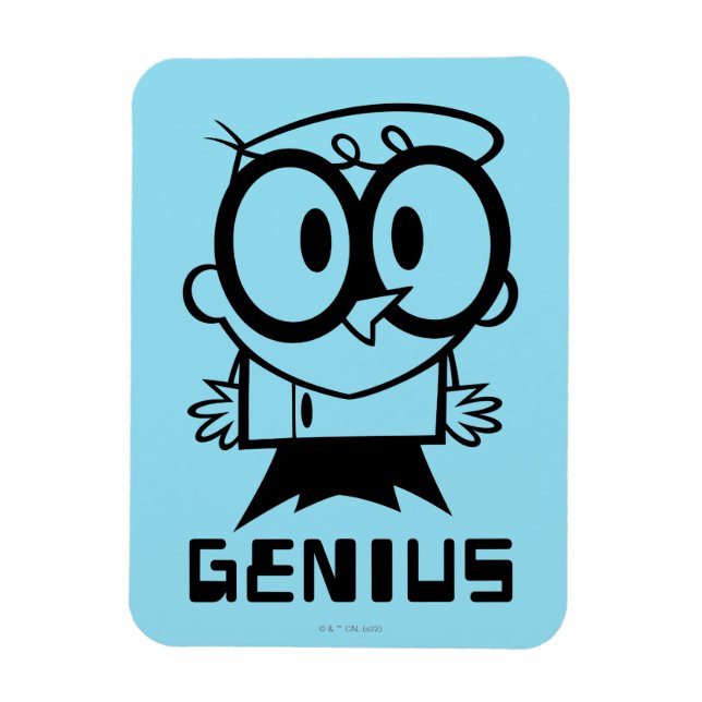 Dexter "Genius" Kontur Graphic Magnet (Vertikal)