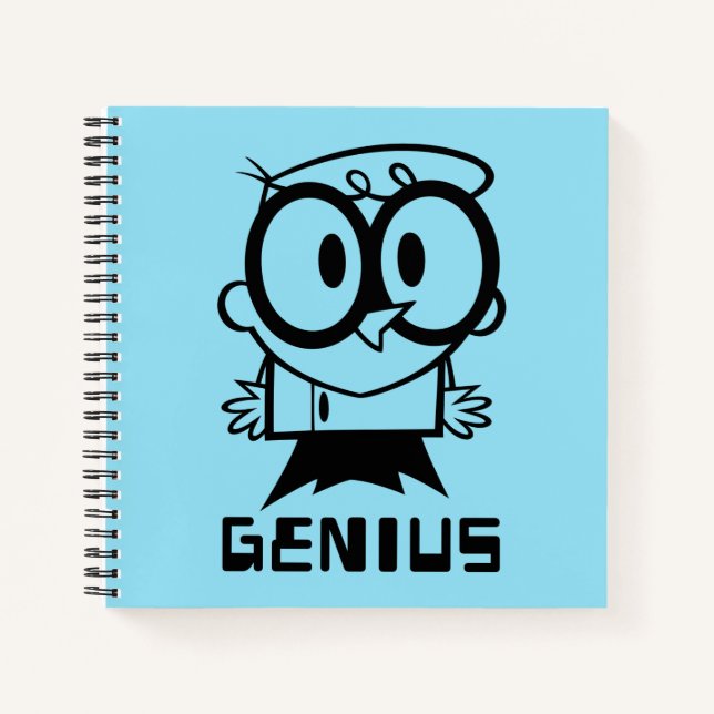 Dexter "Genius" Kontur Graphic Notizbuch (Vorderseite)