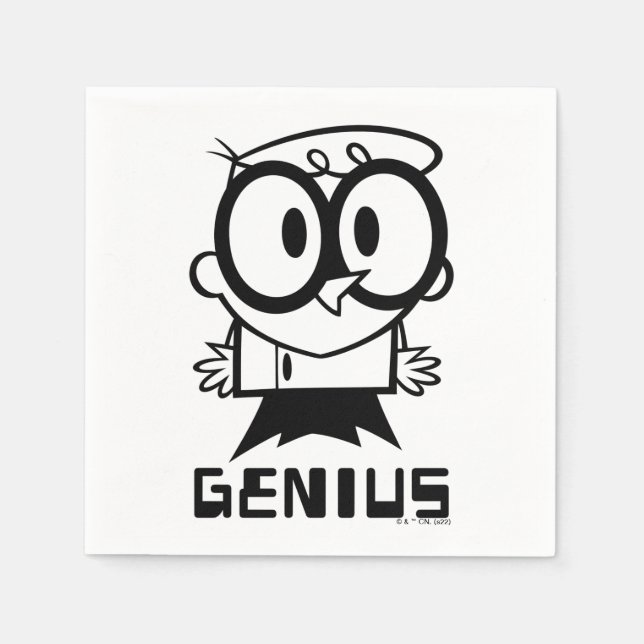 Dexter "Genius" Kontur Graphic Serviette (Vorderseite)