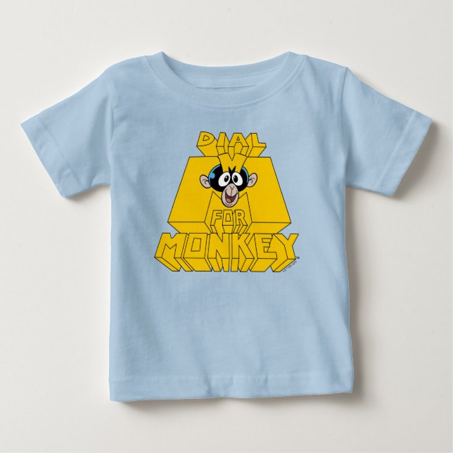 Dexter-Labor - Dial m für Affen Baby T-shirt (Vorderseite)