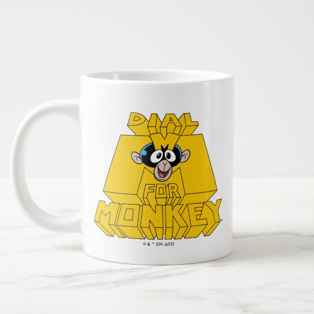 Dexter-Labor - Dial m für Affen Jumbo-Tasse (Links)