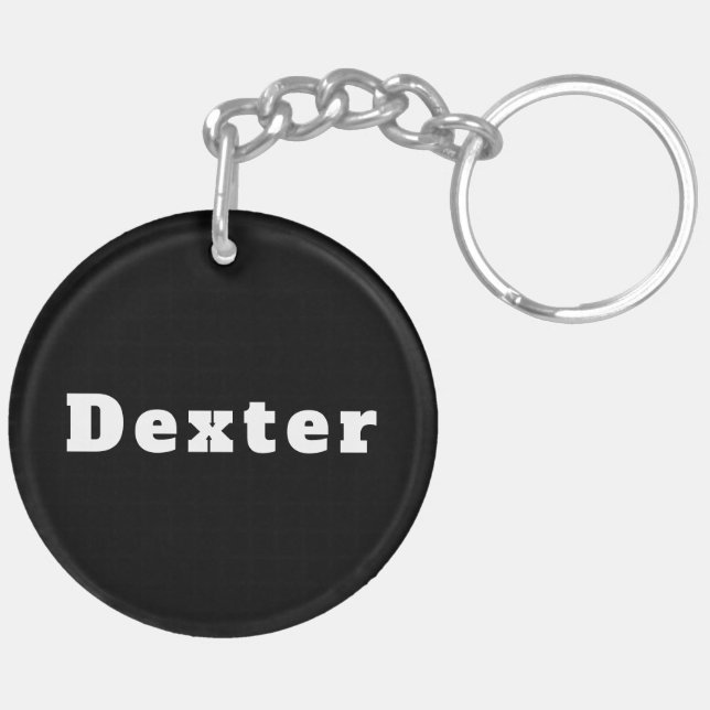 Dexter Schlüsselanhänger (Rückseite komplett)