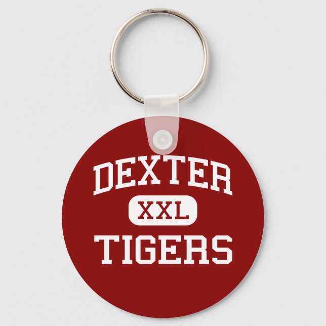 Dexter - Tiger - Mittelschule - Dexter Maine Schlüsselanhänger (Vorderseite)