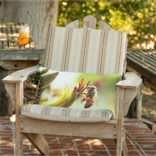 D'extérieur Abeille avec Coussin à fleurs de pollen extérieur