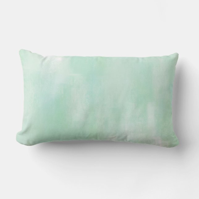 D'extérieur Coussin Abstrait Soft Mint (Recto)
