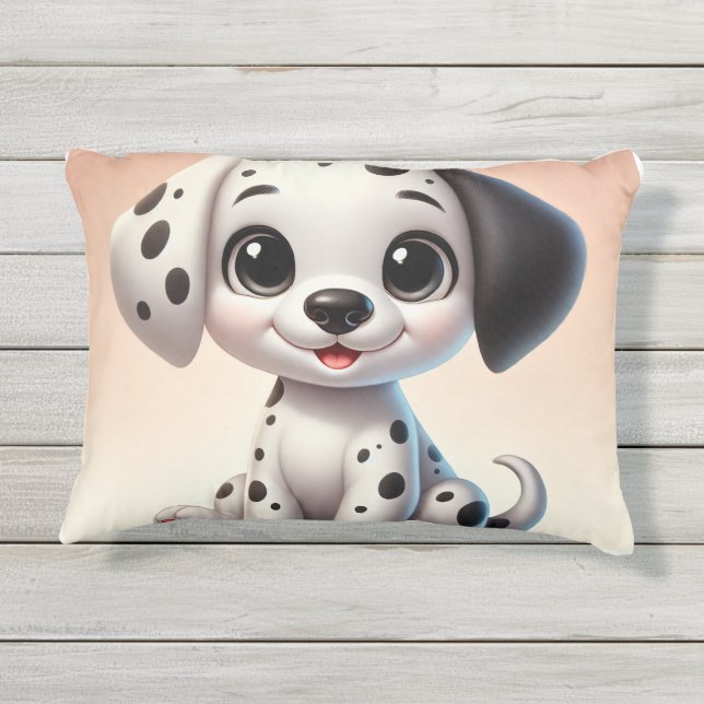D'extérieur coussin dalmate mignon (Dos)