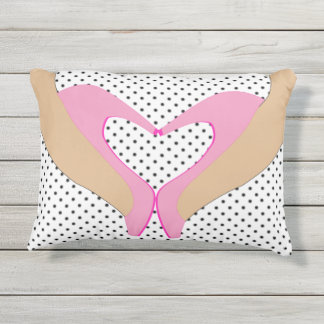 D'extérieur COUSSIN d'AMOUR de CHAUSSURE (réversible)