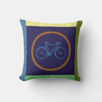 coussin de vélo géométrique couleur
