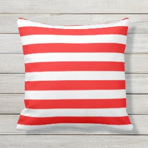 D'extérieur Coussin extérieur 16x16 de rayures audacieuses