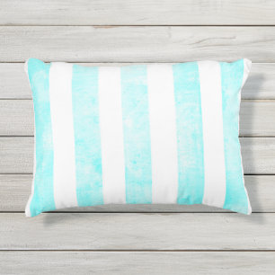 D'extérieur coussin extérieur rayé bleu et blanc