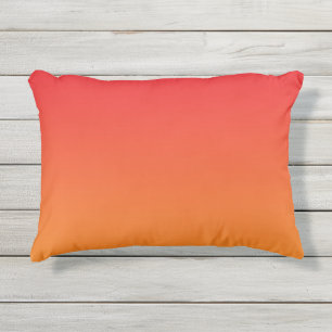 D'extérieur Coussin extérieur rouge et orange d'Ombre