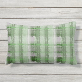 D'extérieur Coussin lombaire extérieur de flanelle de plaid