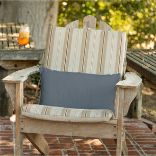 D'extérieur Coussin lombaire extérieur gris charbon