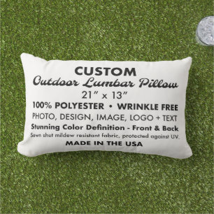 D'extérieur Coussin Lumbar extérieur personnalisé 21 pouces