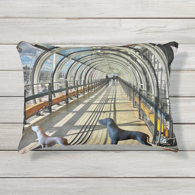 D'extérieur Coussin Puppidou (Devant)