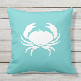 D'extérieur CRAB / crabby coussin bleu marine turquoise