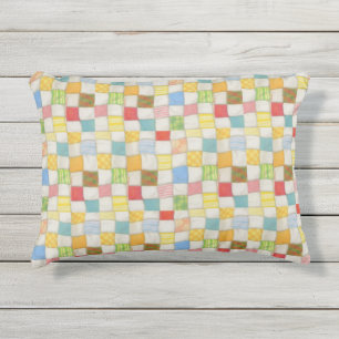 D'extérieur CRAZY QUILT Coussin extérieur