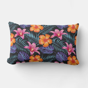 D'extérieur Fleurs tropicales Coussin extérieur