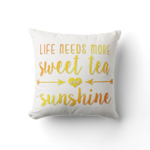 La vie a besoin d'un coussin plus doux de thé et